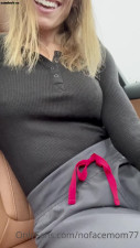 No Face Mom aka nofacemom77 onlyfans Busty young lady rides sex toy