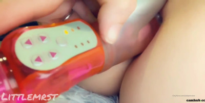 littlemrsp onlyfans The charming bitch fucks both holes