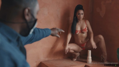 Alina Lopez aka itsalinalopez onlyfans Incendiary babe dabbles with a vibrator