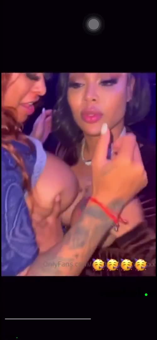 Performer Alexis Skyy aka alexisskyyofficial onlyfans Hot bitches shine small tits on camera - #1 Records Sex Cam | ePornREC