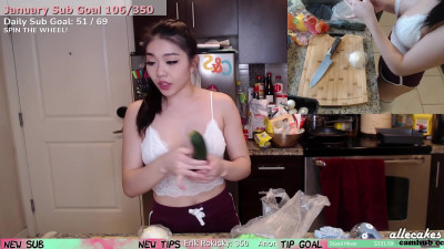 Alle Cakes aka allecakes onlyfans 18 january 2022 webcam masturbation