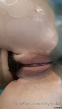 Riley Reid aka rileyreidx3 onlyfans  jerking off sitting on the edge of the bed