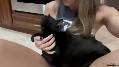 fitbryceadams onlyfans charming doll masturbates shaved pussy