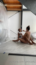 Bianka aka iambianka onlyfans busty female fucks point with a strap-on