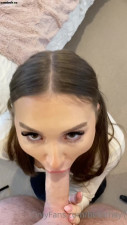 Bella May aka bellamay1 onlyfans playful lady fondles her finger