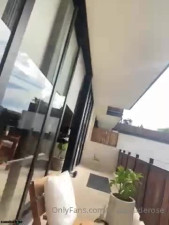 Arabella De Rose aka Hotwife aka arabelladerose onlyfans hot brunette girl passionately jerks off her cunt