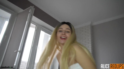 Alice aka aliceredlips onlyfans hot mare stripping in fornt of the camera