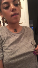 Mariaa Skyy aka mariaaskyy onlyfans cute girl fingering pussy with vibrator
